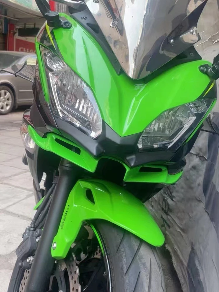 Motorcycle Winglets For Kawasaki Ninja 650 ER6F 2017 2018 2019 Accessories Front Fairing Aerodynamic Wing NINJA 650 ER-6F Carbon