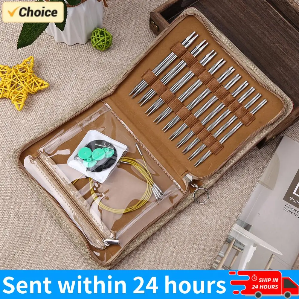 

Crochet Needles Removing Circular Needle Stainless Steel Multifunctional Yarn Crochet Kits Handmade Crafts for Sewing Weave Tool