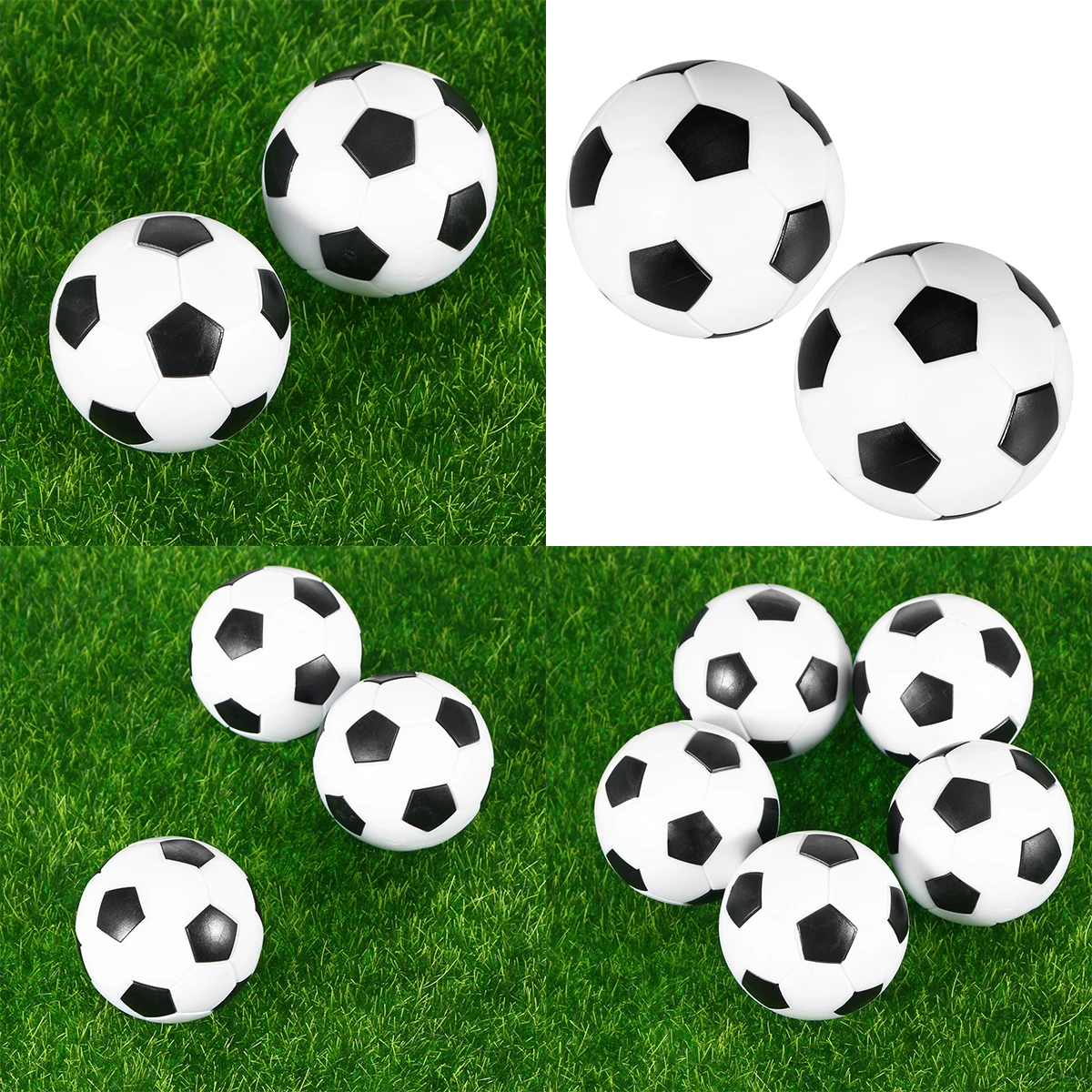 

12Pcs Foosball Table Accessories 36Mm Replacement Balls Sturdy Plastic for Standard Table Soccer Game Foosball Balls