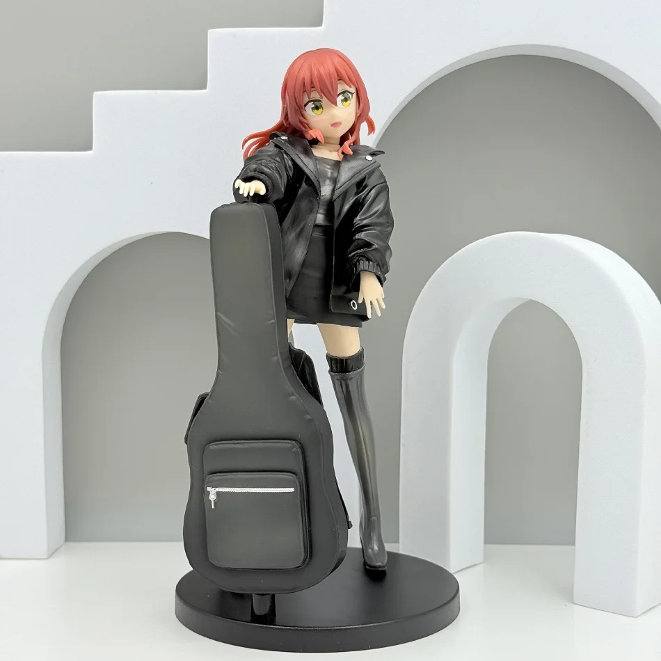 20cm Anime BOCCHI THE ROCK! Gotoh Hitori Kita Ikuyo Gitarre Pose Action Figure Sammeln Modell Spielzeug Ornament Für Mädchen Geschenk