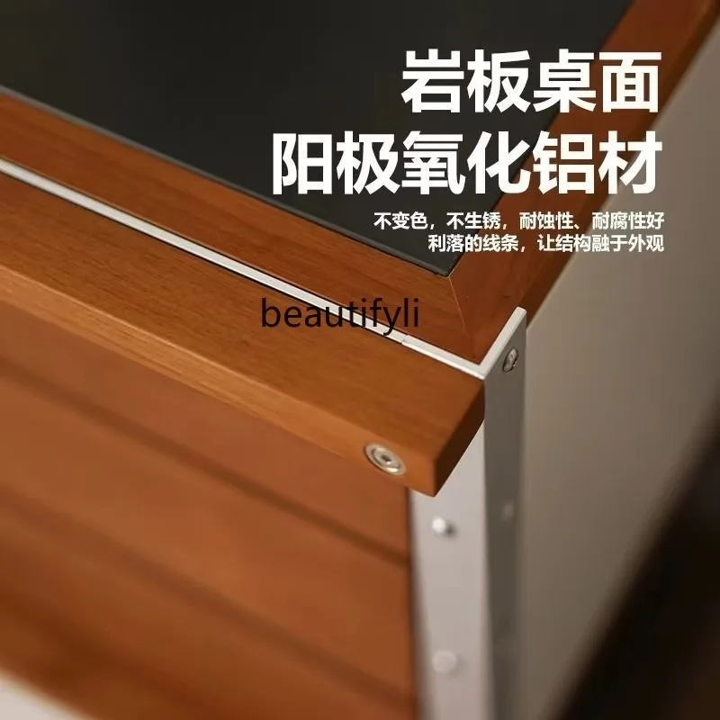 الراقية الحائط المطبخ المتكامل الصلبة الخشب خزانة جانبية خزانة بجانب السرير مرتفعة وسميكة K4050