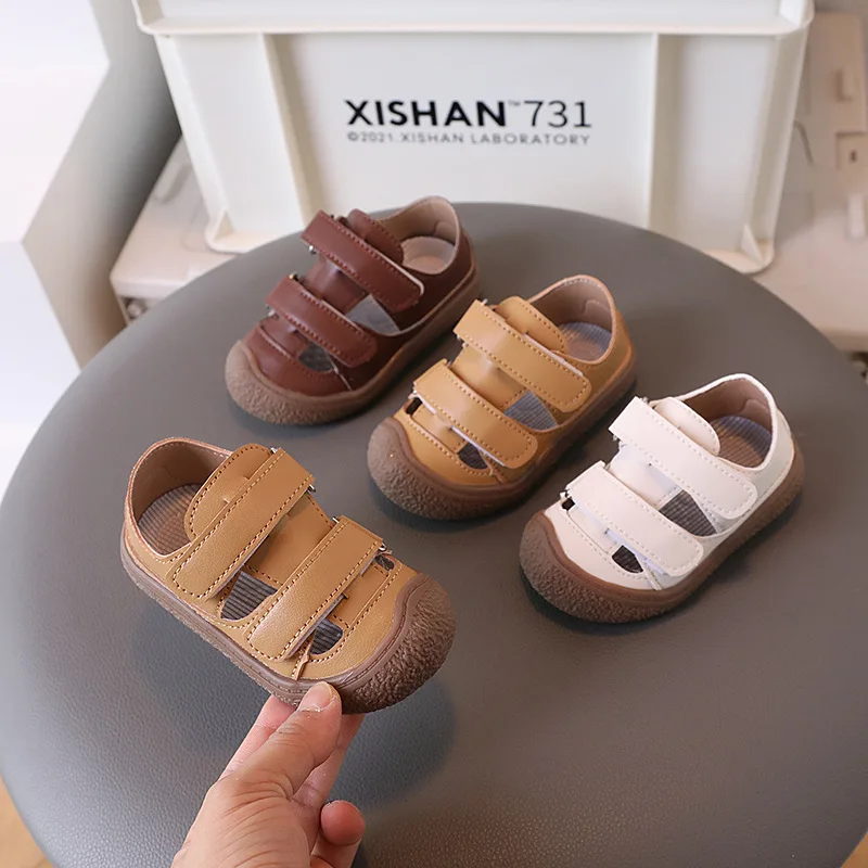 

Summer Baby Sandals Soft Bottom Non-slip Infant Sport Sneakers Boys Girls Beach Sandals First Walkers