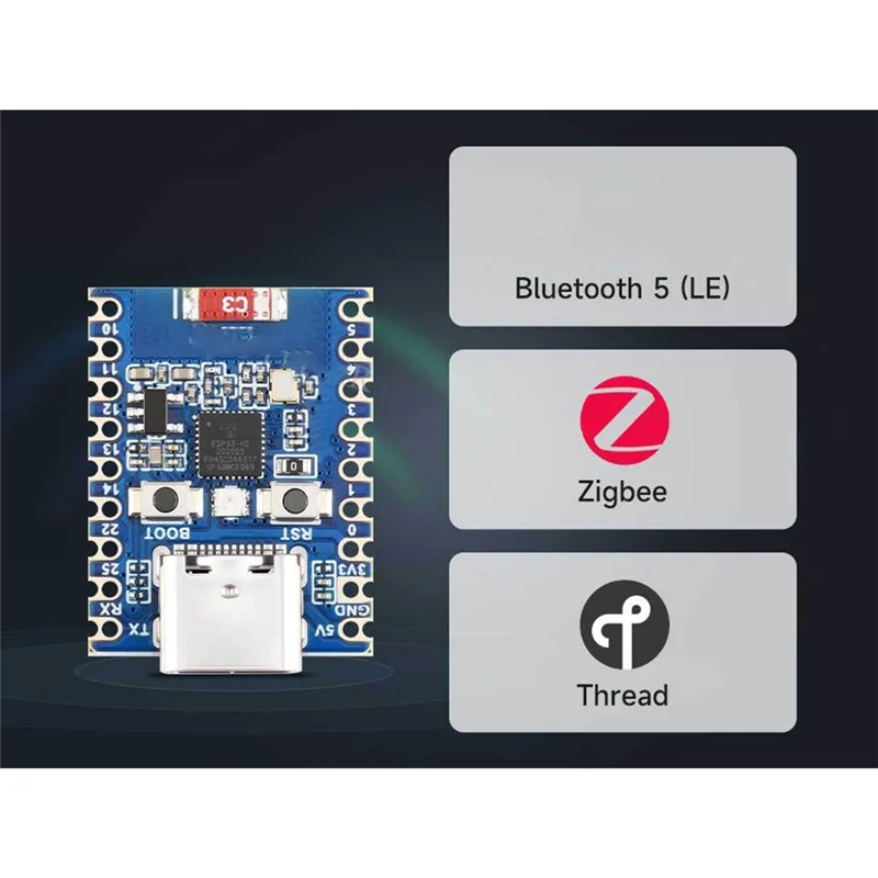 BLE/Zigbee/Thread 고급 IoT 애플리케이션을 위한 ABZW ESP32 H2 미니 개발 보드 96Mhz 프로세서