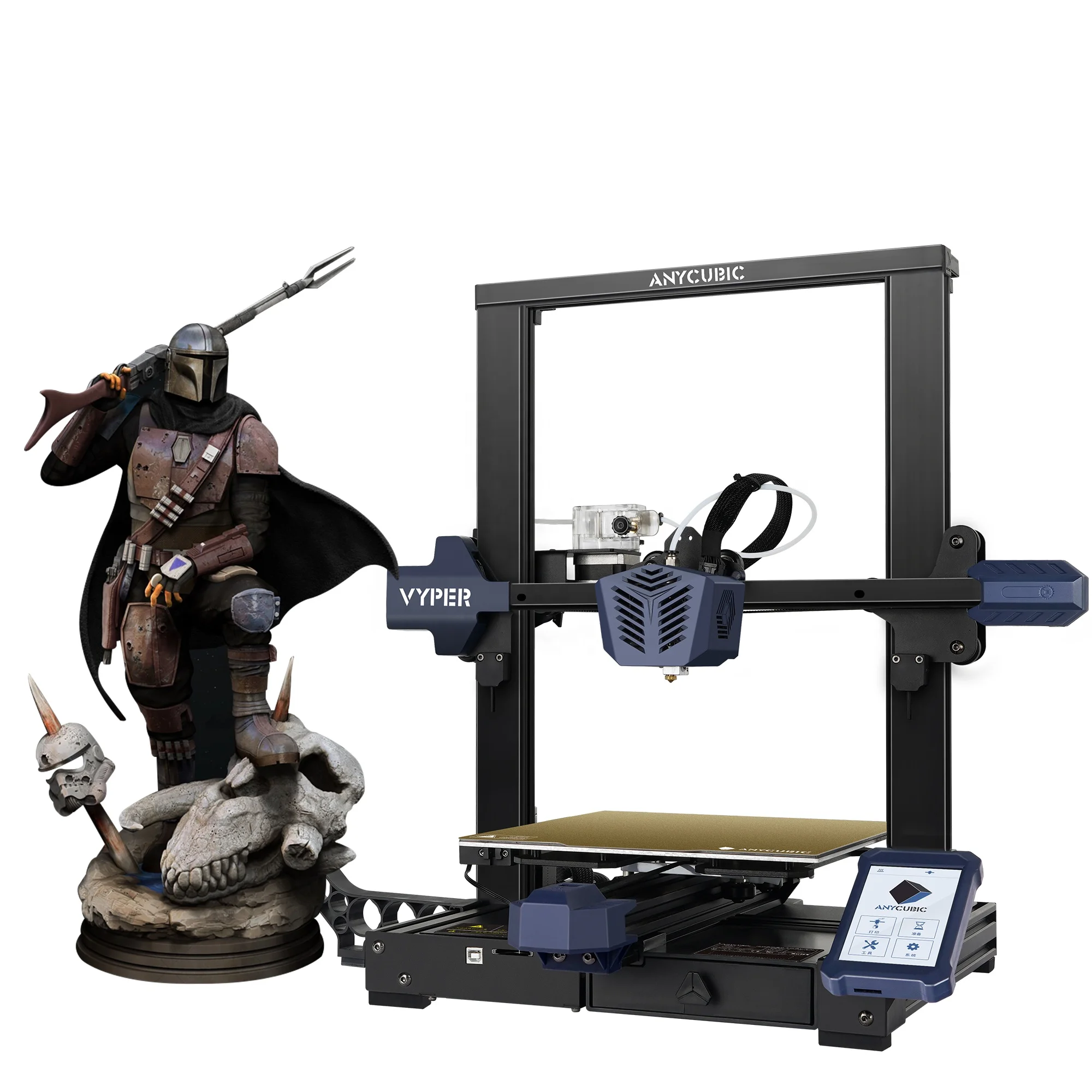 ANYCUBIC Ready To Ship Upgraded Vyper Dual Z Axis High Quality 3D Drucker Automatic Leveling Fashion Design 3D Printer