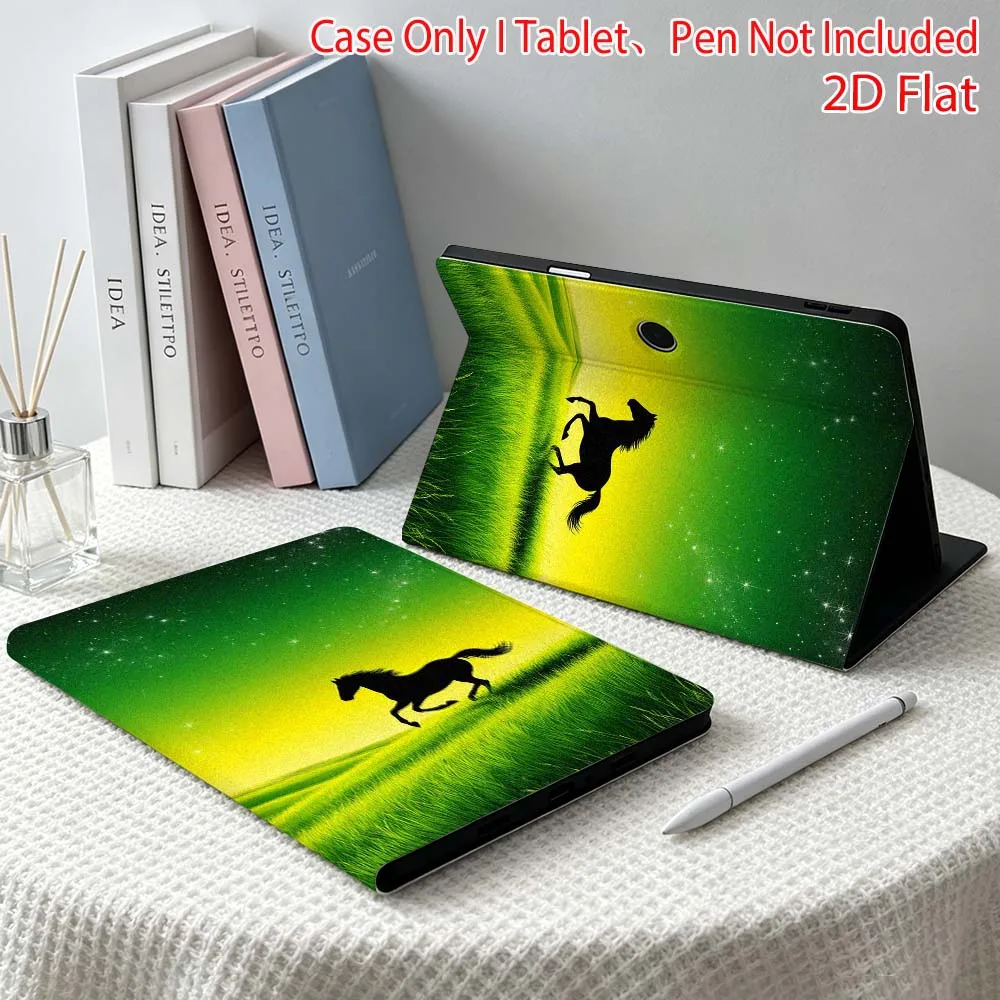 Horse Creative Pattern Soft For OPPO VIVO IQOO OnePlus Realme Pad 3 Pro 13 12.1 11.4 11 inch Pen Tray Tablet Case