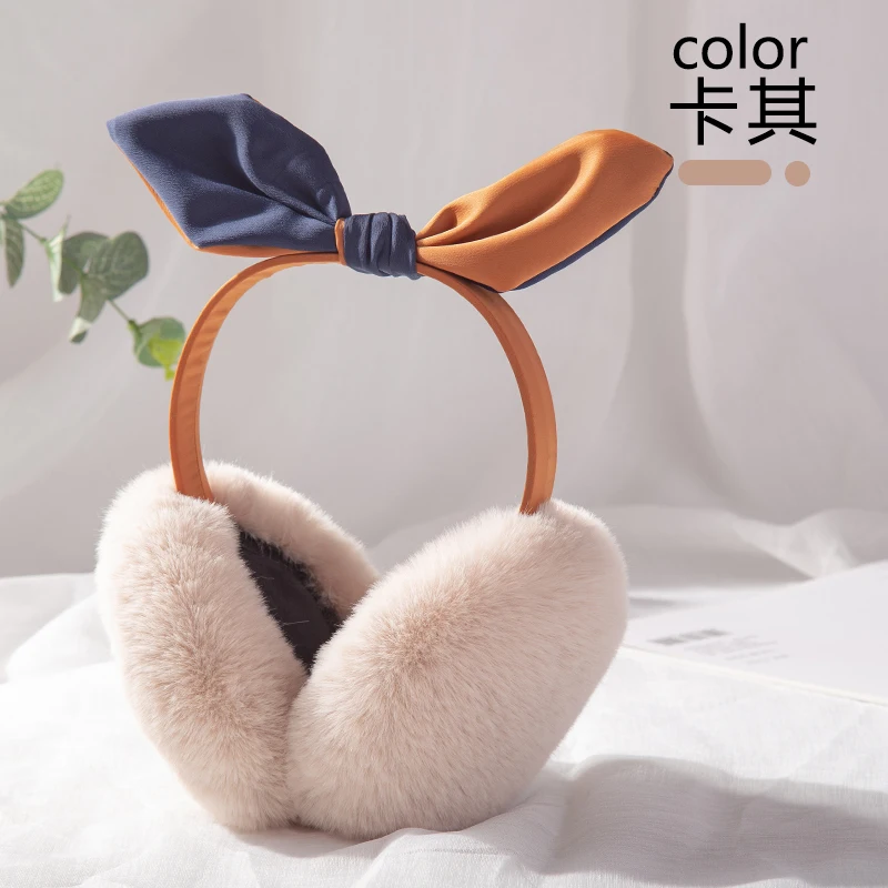 Winter Earmuffs for women ear warmers warm earbags cute cycling ear protectors ear caps version foldable ear covers