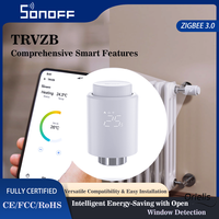 SONOFF Zigbee Thermostatic Radiator Valve, Smart Thermostatic Radiator Supports App Remote Control and Timing, Zigbee 3.0 Hub