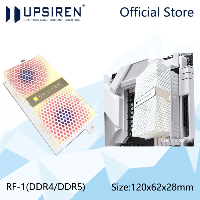 Upsiren-RF-1 Argb-Speicher modul Active Cooling Weste Kühler verbessern die Speicher kühlung effizienz für Over clock ing Player