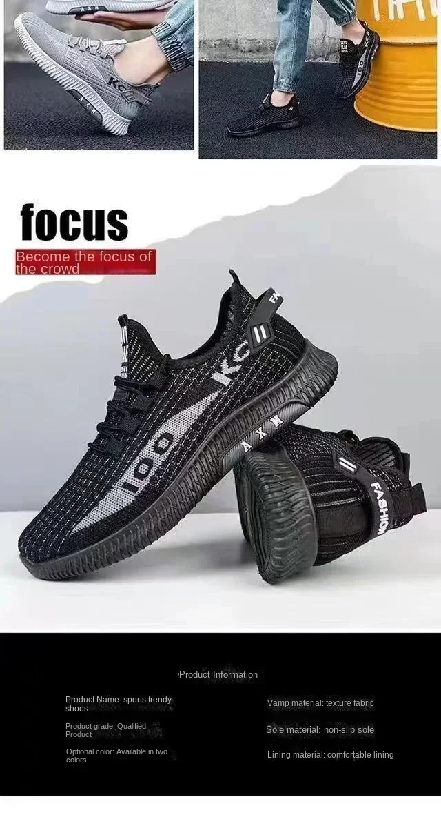 Scarpe da uomo deodoranti leggere primaverili Sneakers in Mesh traspirante comode scarpe versatili alla moda da uomo