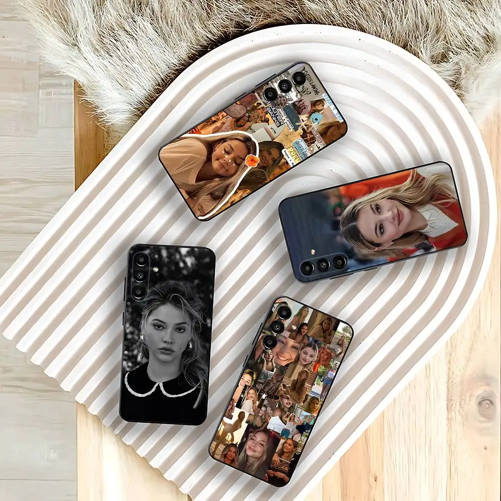 

Actor M-Madelyn C-Cline Phone Case For Samsung Galaxy A73,31,32,72,41,53,52,71,22,5G,Note,J7,8,9 Soft Black Cover