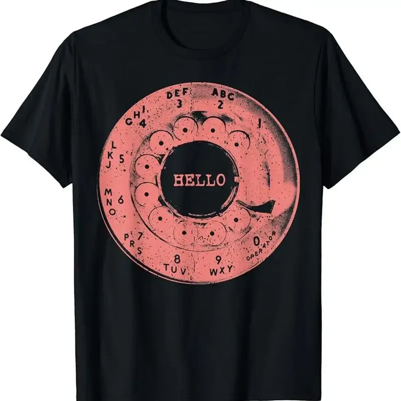 Vintage Hello Rotary Dial T Shirt