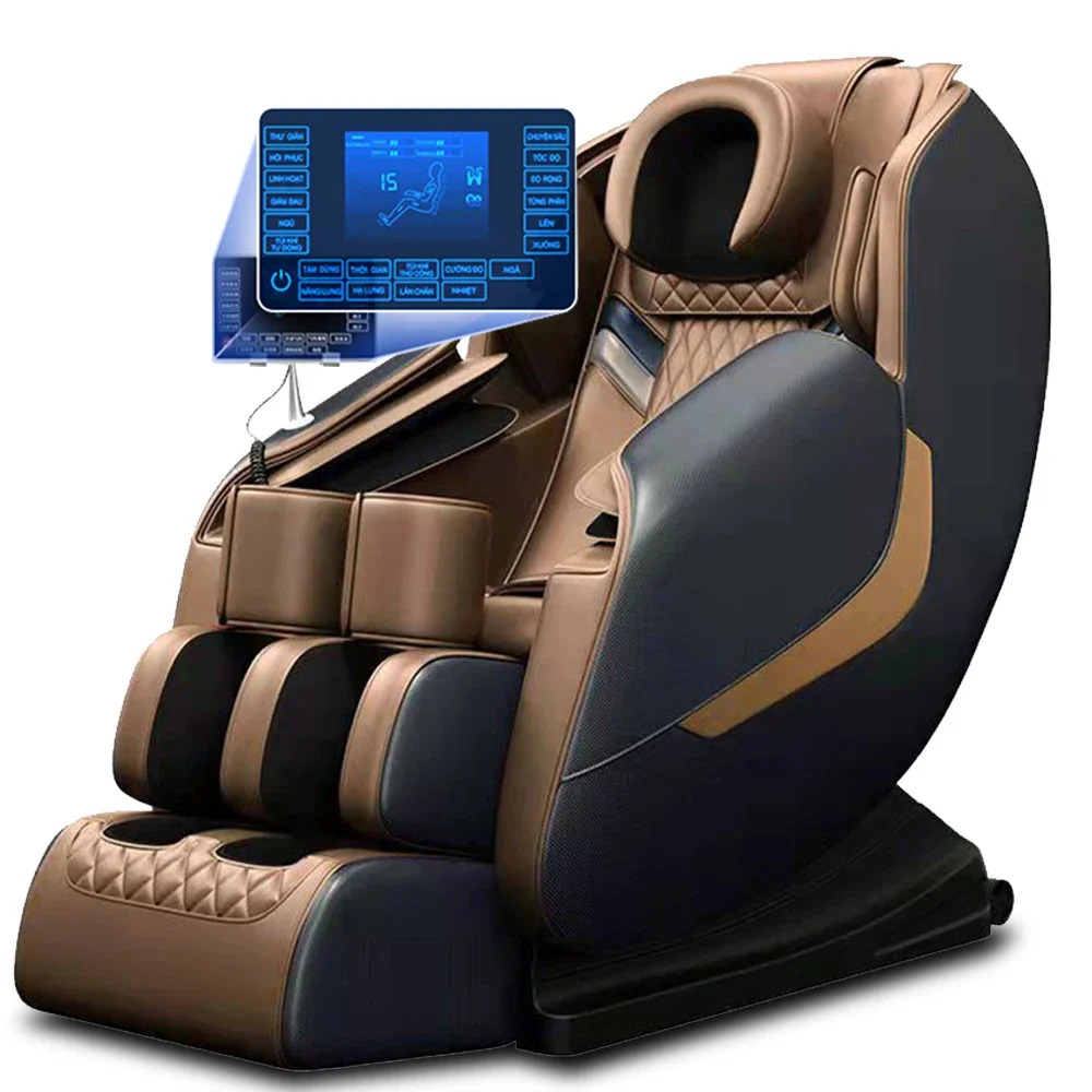 

Intelligent Massage Chair Kneading Shiatsu Technology, Electric Massage Recliner, Intelligent Touch Control for Head Body
