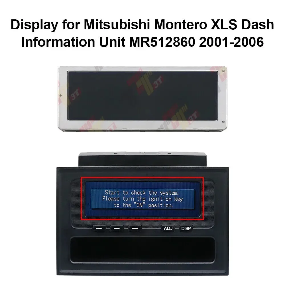 Dashboard LCD Display for Mitsubishi Montero XLS Dash Information Unit MR512860 2001-2006