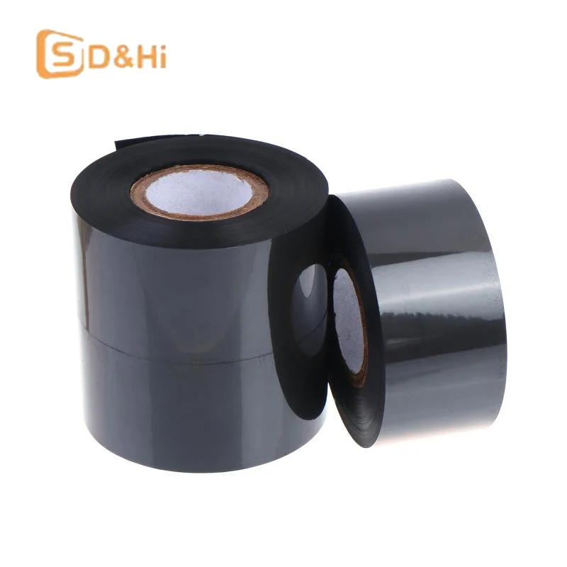 1/2/3pc FC2 30mm*100mBlack Thermal Printing Ribbon For Stamping Machine Printer Ink Heat Transfer Tape Production Date Printing