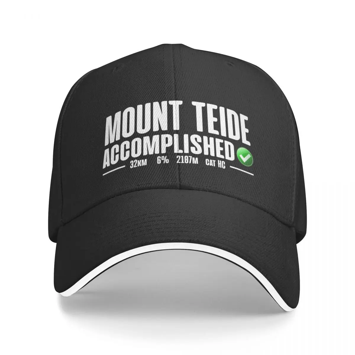 Mount Teide Accomplished Ciclismo Vuelta A Espa?a tenerife Islas canarias Gorra de béisbol Montañismo Anime para hombre Mujer