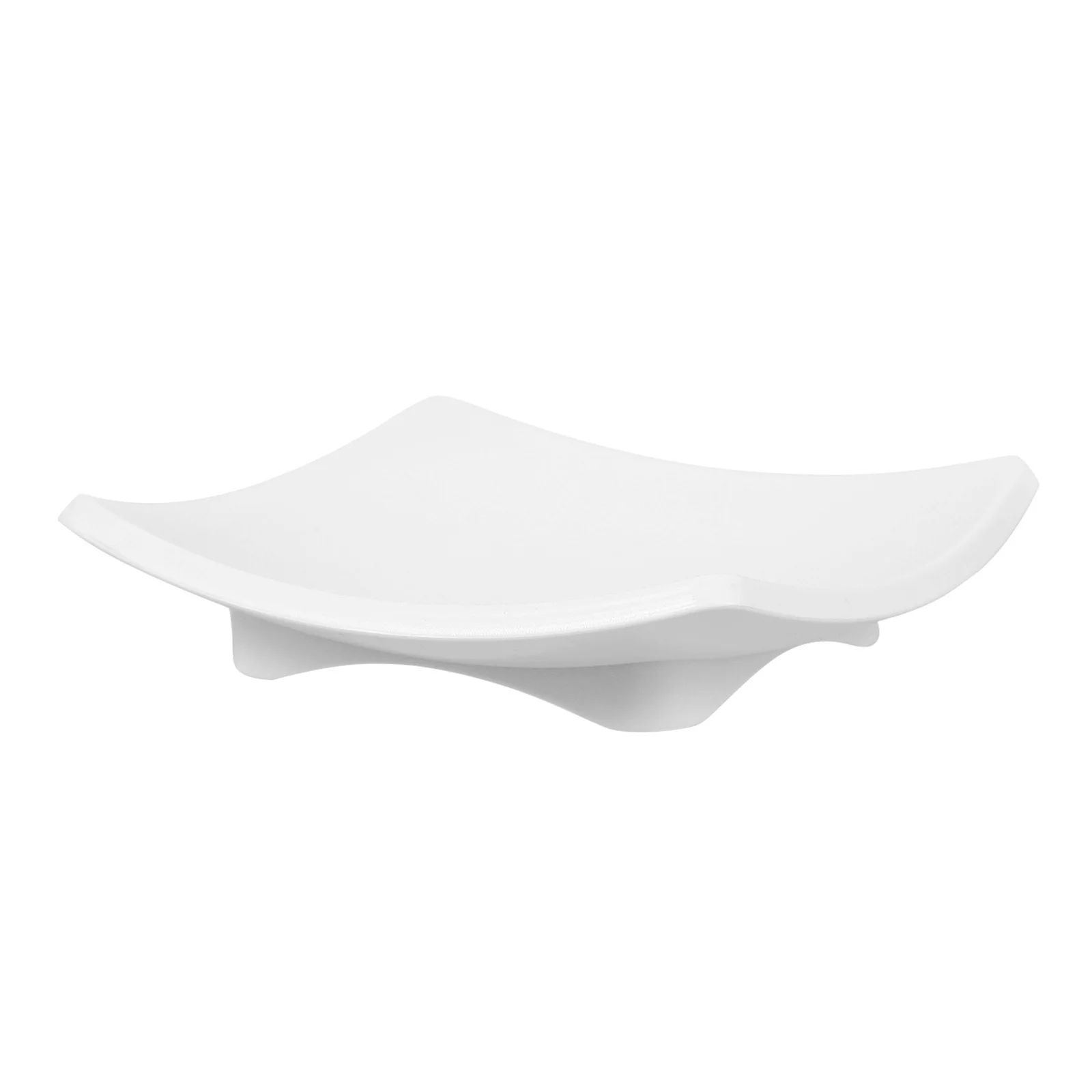 

Elegant ABS Material Soap Holder Dish Stable Placement Decorative Tray for Bathroom Use Resistant to Wear and Tear