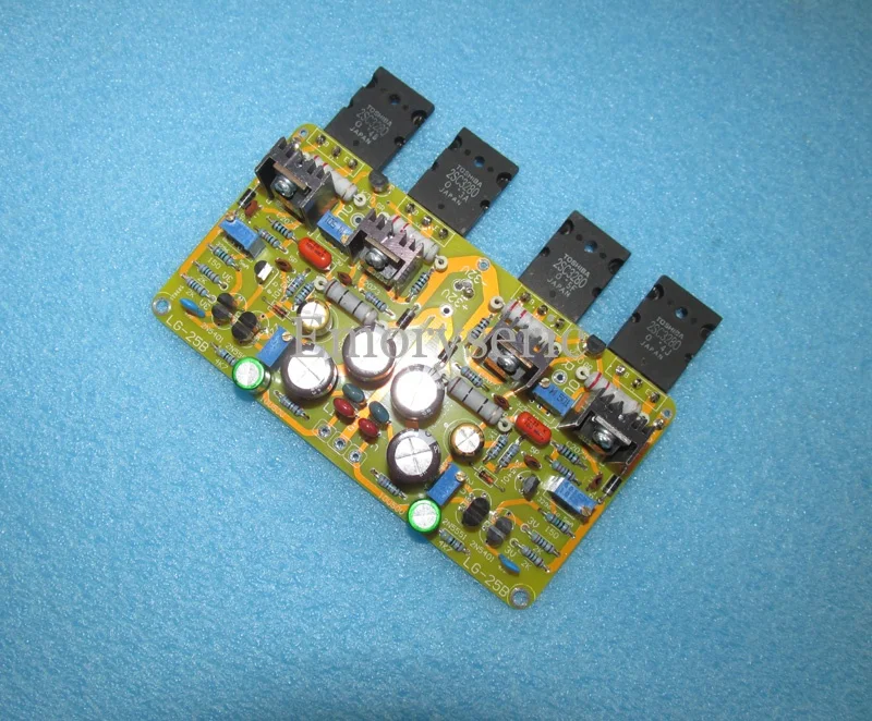 

LG-25B Discrete Component 35W Amplifier Board, Differential Non-Complementary Symmetry, Rich Even-Order Harmonics