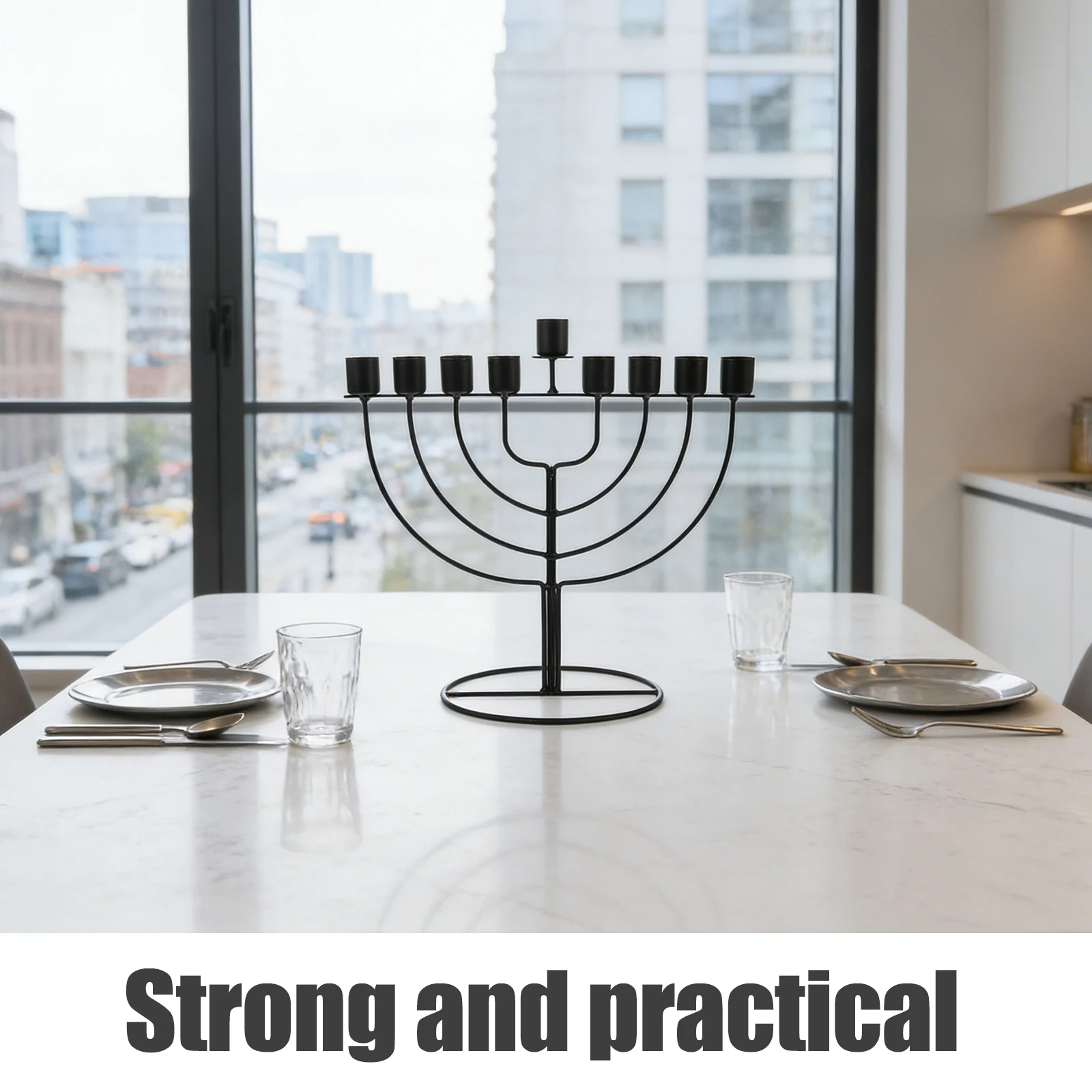 

Holder Handmade Ceramic Artisan Crafted with Geometric Pattern Ideal for Living Room Bedroom Ambient Lighting Decor