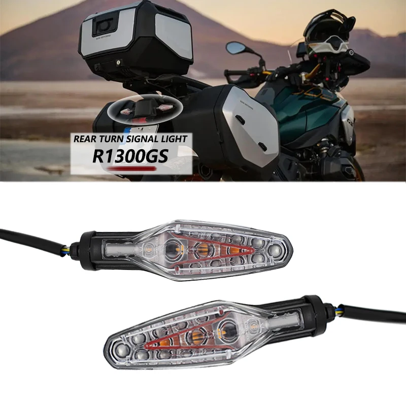 For BMW R1300GS R1250GS ADV M1000RR S1000RR S1000XR S1000R F900GS Motorcycle LED Turn Signal Rear Brake Tail Light Flashing Lamp