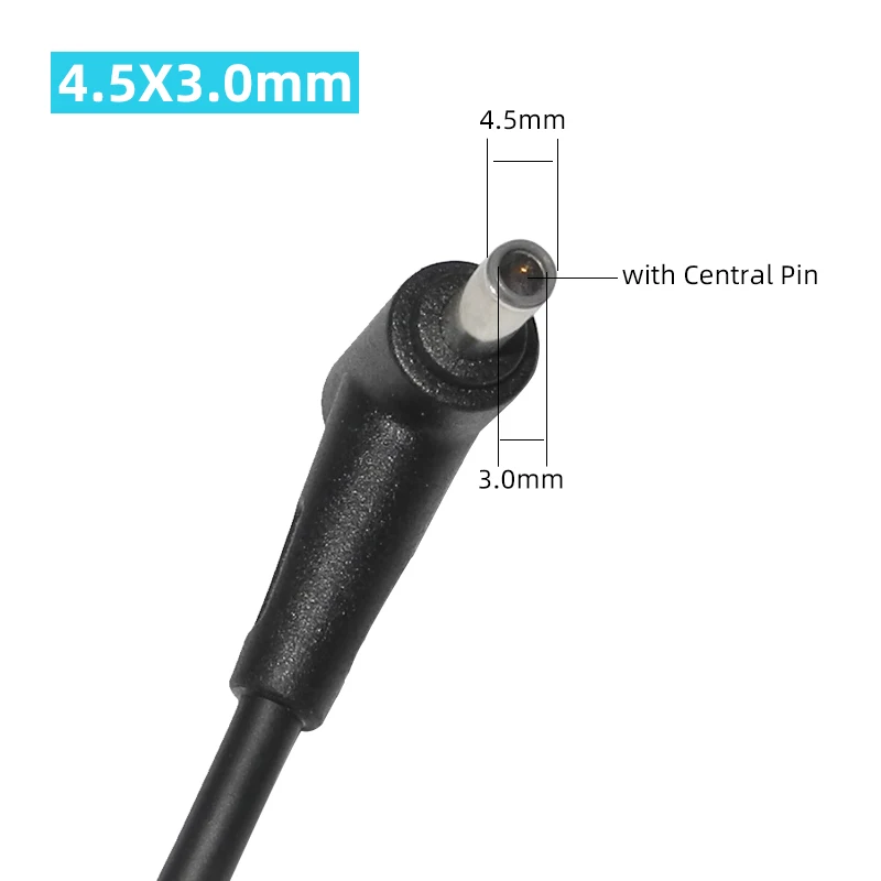 1.8m 120W 4.5X3.0mm DC Power Cable 16AWG Original Laptop Charger Cable Cord for ASUS Zenbook Flip 15 OLED UX564EI UX564 UX564EH