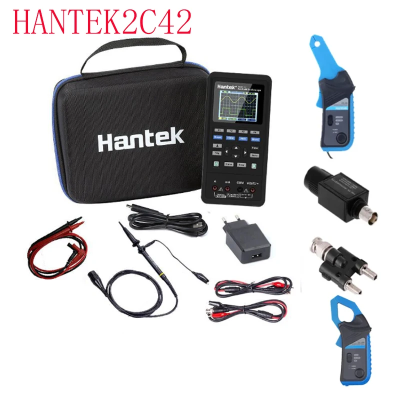 2C42 CC65 CC650 Hantek Handheld Oscilloscope Digital Multimeter Tester Usb Waveform Generator 3in1 Osciloscope Portable