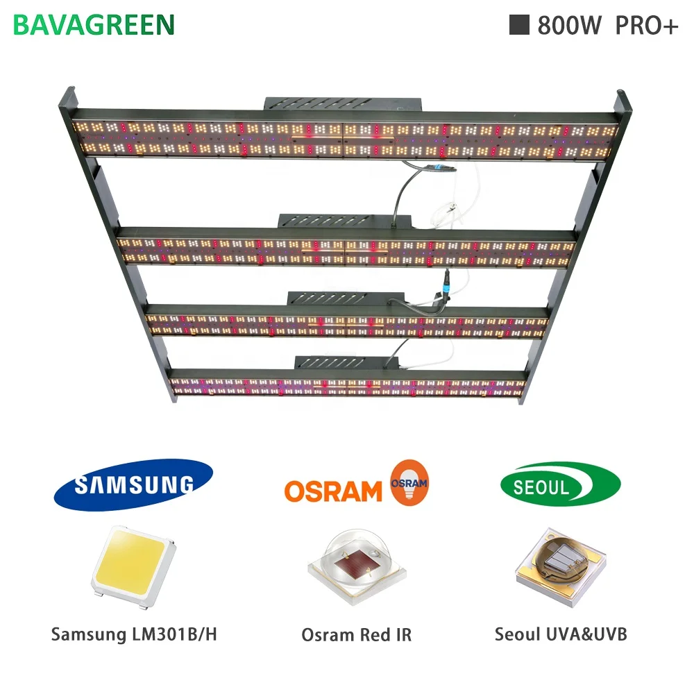 BavaFour Channel Illumination Pro+ Plus 730nm Far Red 3000k 5000k Ir Grow Lights For Indoor Plants