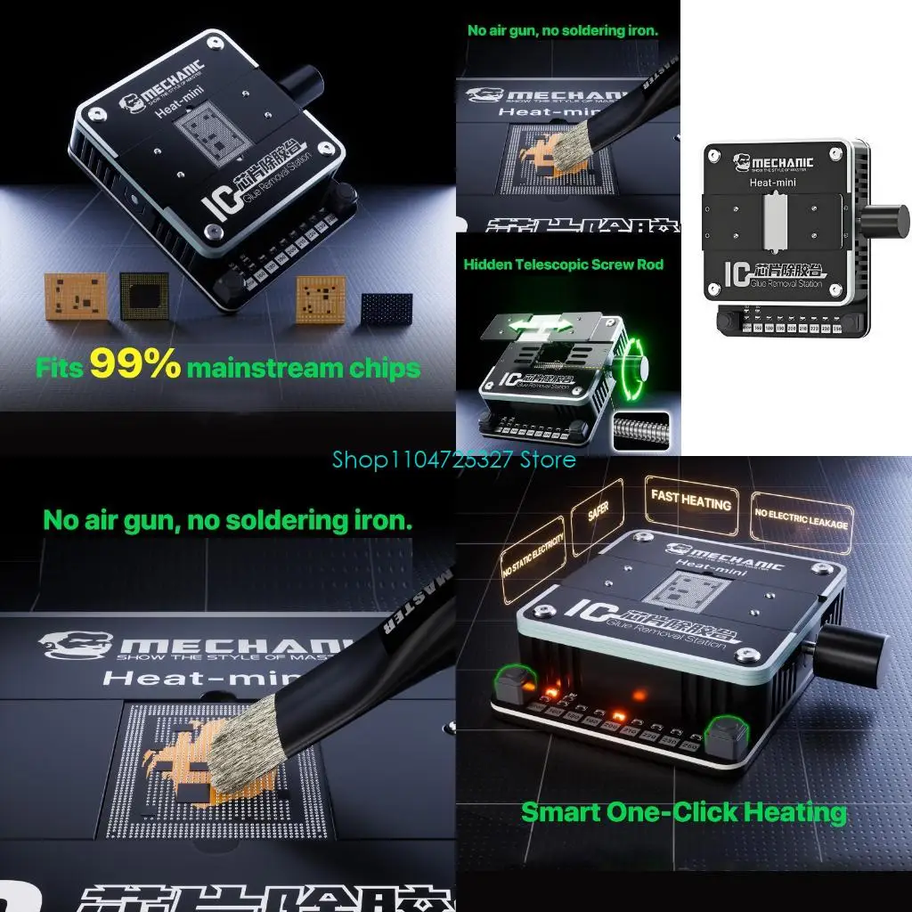

D8KF Chip Heating Platform 160~250°C Temperature Control For Electronic Repair