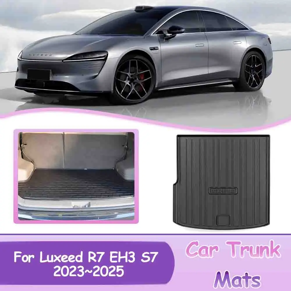 

Car Trunk Mats Coverage For Luxeed R7 EH3 S7 2023~2025 2024 Cargo Liner Protector Waterproof EVA Material Pads Accessories.