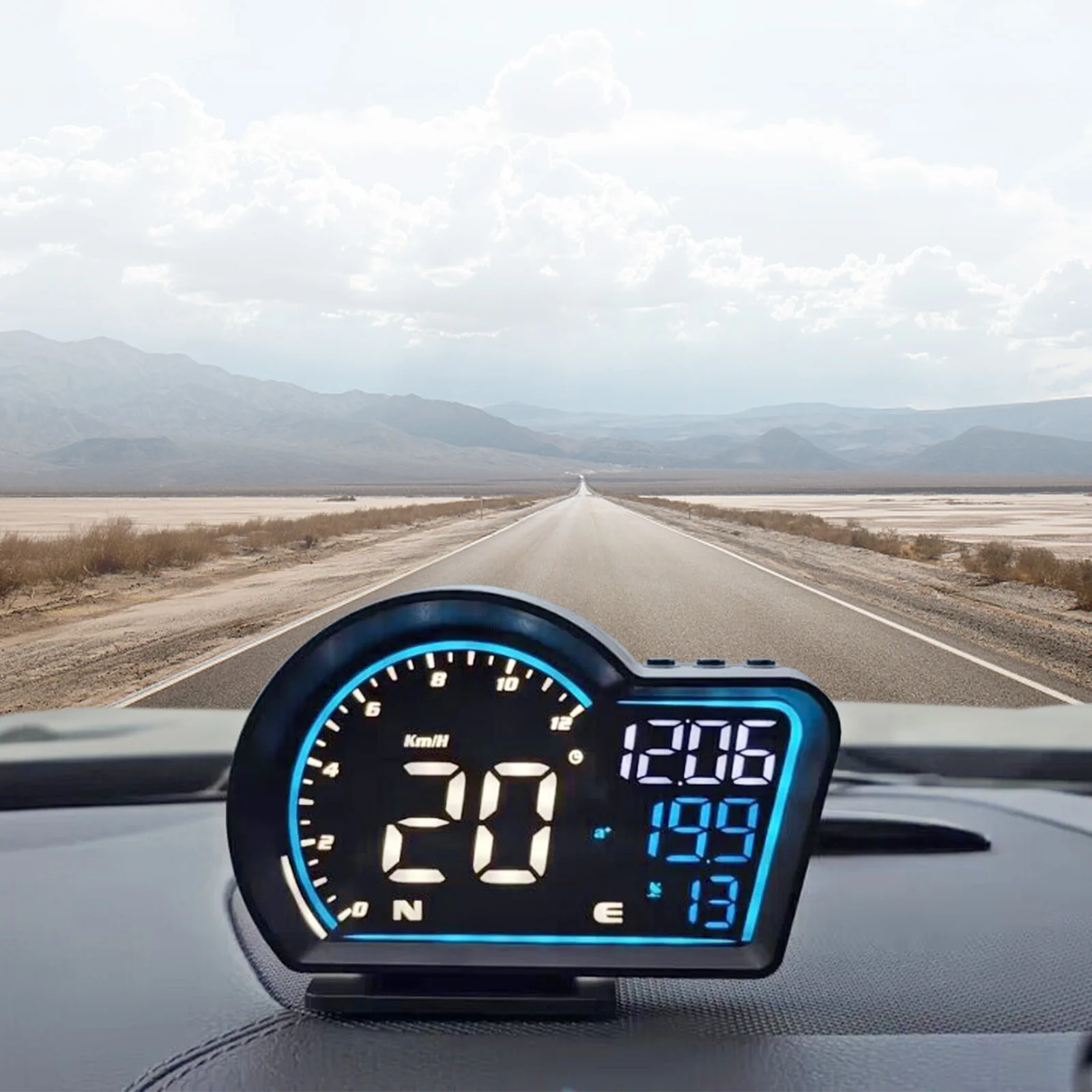 

Head up Display Car Digital Car GPS Speedometer KMH MPH Alarm Reminder HUD GPS Smart Car System For All Cars On-Board Computer