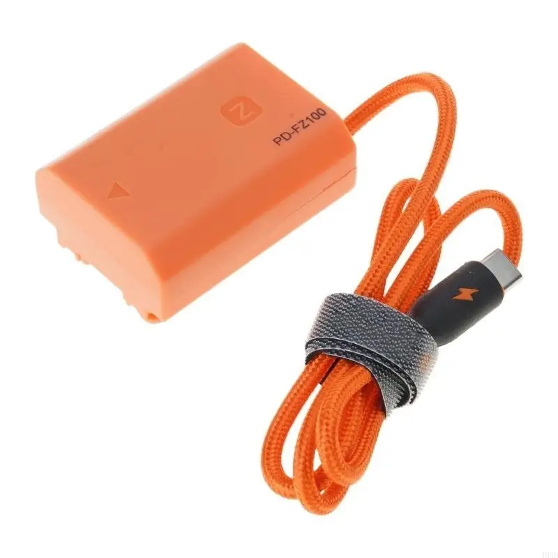 Тип C USB C к FZ100 Фиктивный аккумулятор для A7III A7RIII A7SIII A7RM4 A9 A7M3 A7C FX3-AB поддерживает длительное видео и фотография