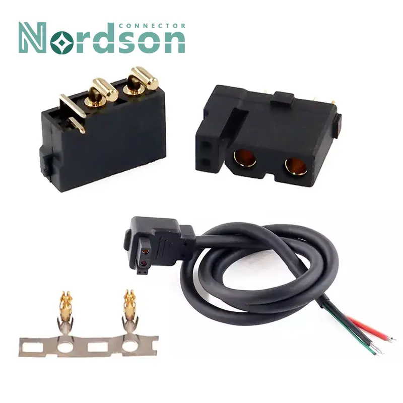 2+2 XT30 Model Aircraft Plug XT30PB/XT30PW 2+2 Lithium Battery Charging Connectors 4pin Male Female High Current for New Energy