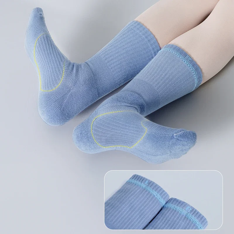 Non-Slip Dance Socks for Women & Men, Adult Modern Ballet Practice Grip Footed Tights Yoga Crew Socks
