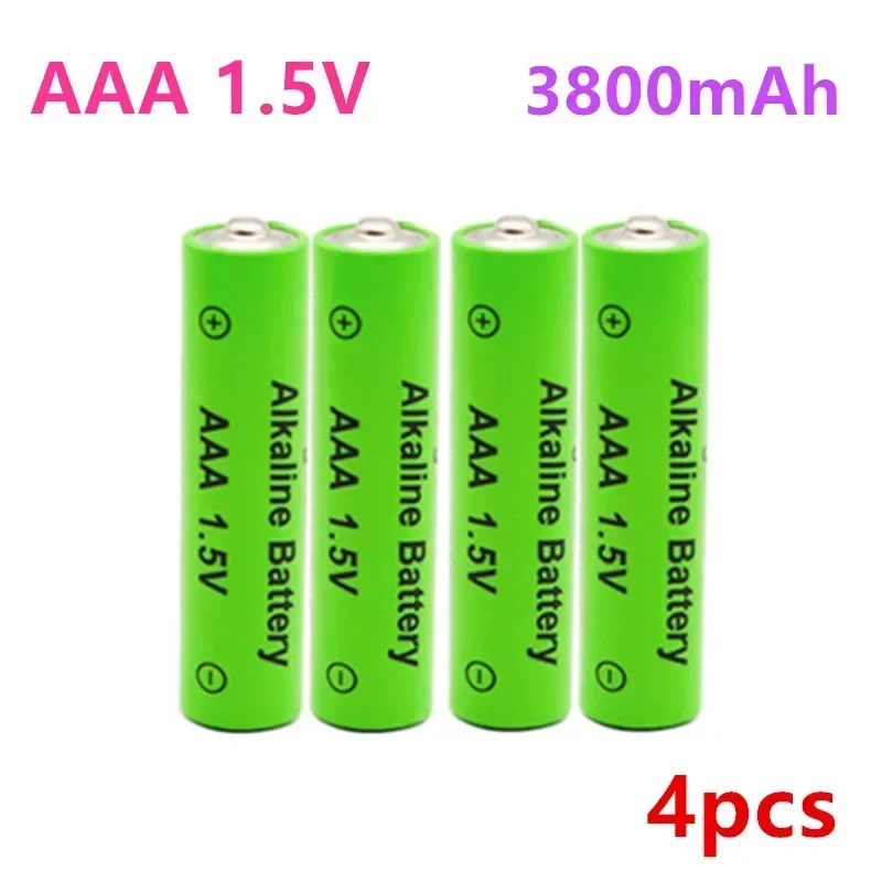 New AAA 1.5V rechargeable battery 3800mAh Alkaline battery flashlight toys watch MP3 player replace Ni-Mh battery