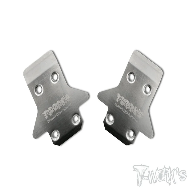 Original T works TO-235-K Stainless Steel Front Chassis Skid Protector ( Kyosho MP9/MP9e EVO/MP10 /MP10E) 2pcs. Rc part