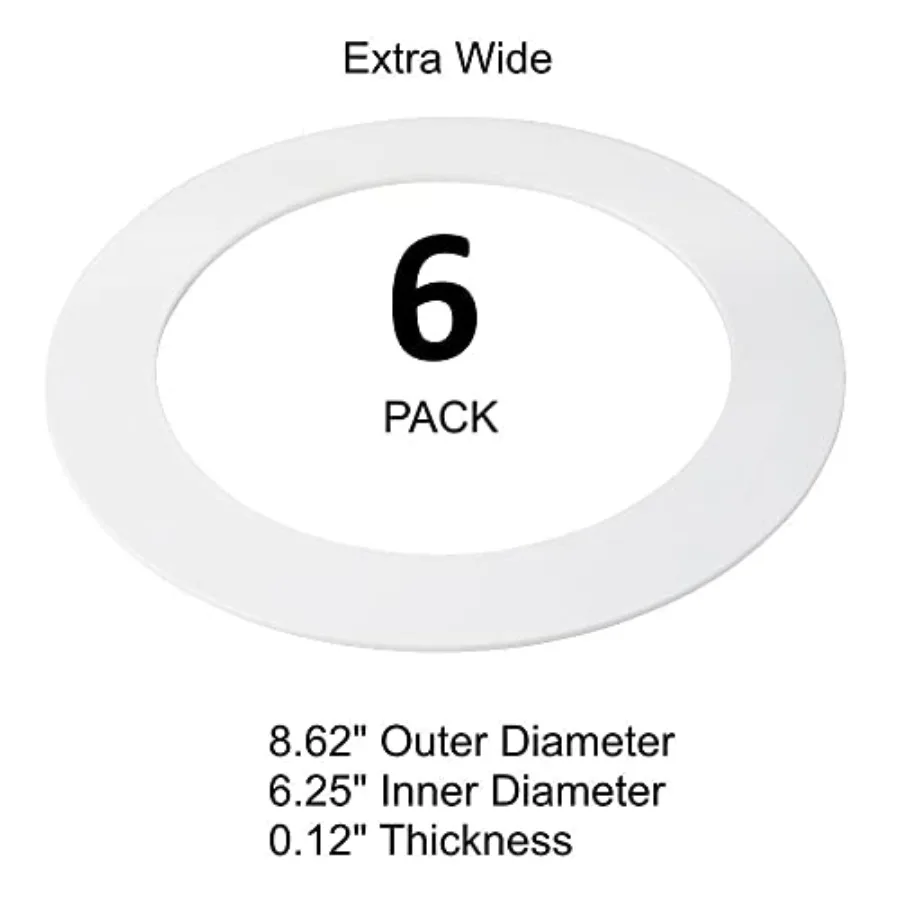 Gloss White Goof Trim Ring for
