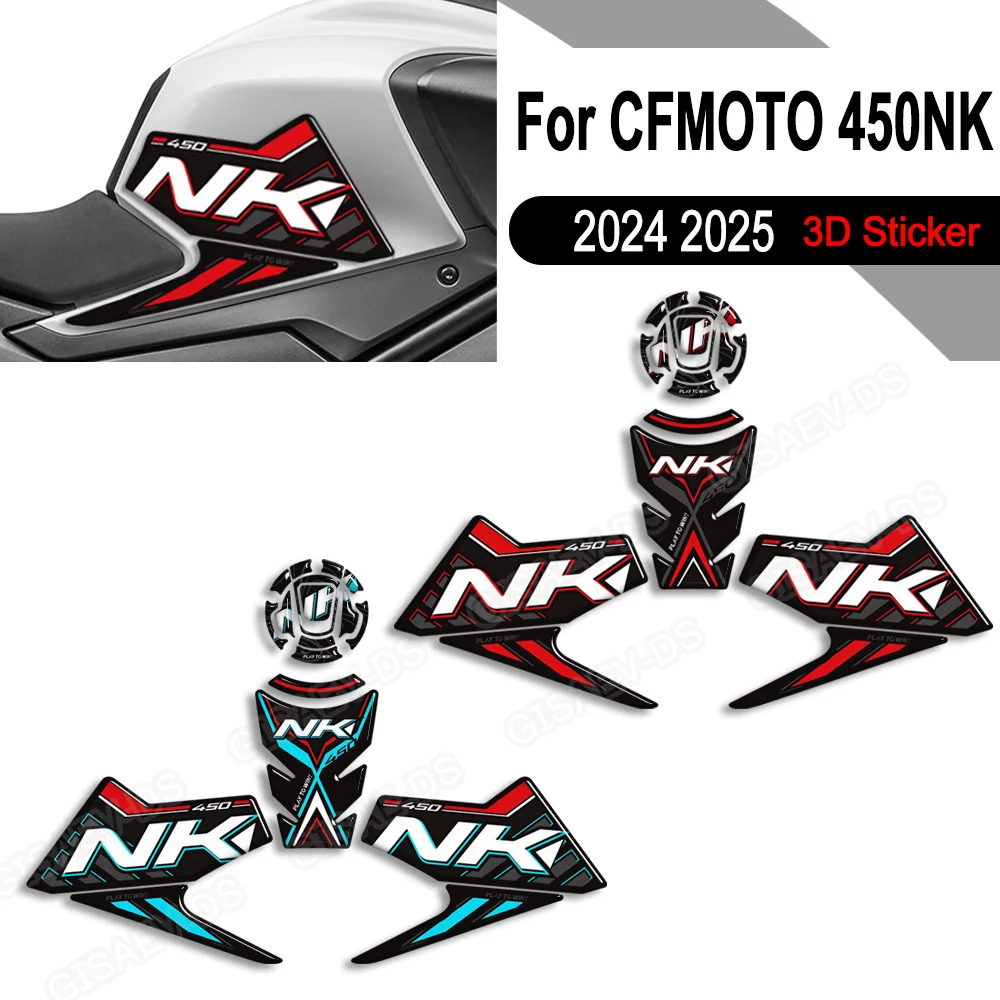 

Motorcycle For CFMOTO CF MOTO 450NK 450 NK 450nk Tank Pad Side Grips Gas Fuel Oil Knee Protector Stickers Decals 2024 2025