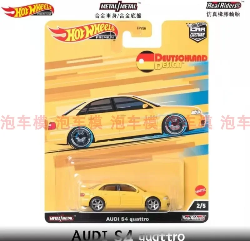 Hot Wheels Deutschland Design Series Car Model Original Alloy Mercedes Ben C6 Audi S4 Cars Model Room Ornament Boy Birthday Gift