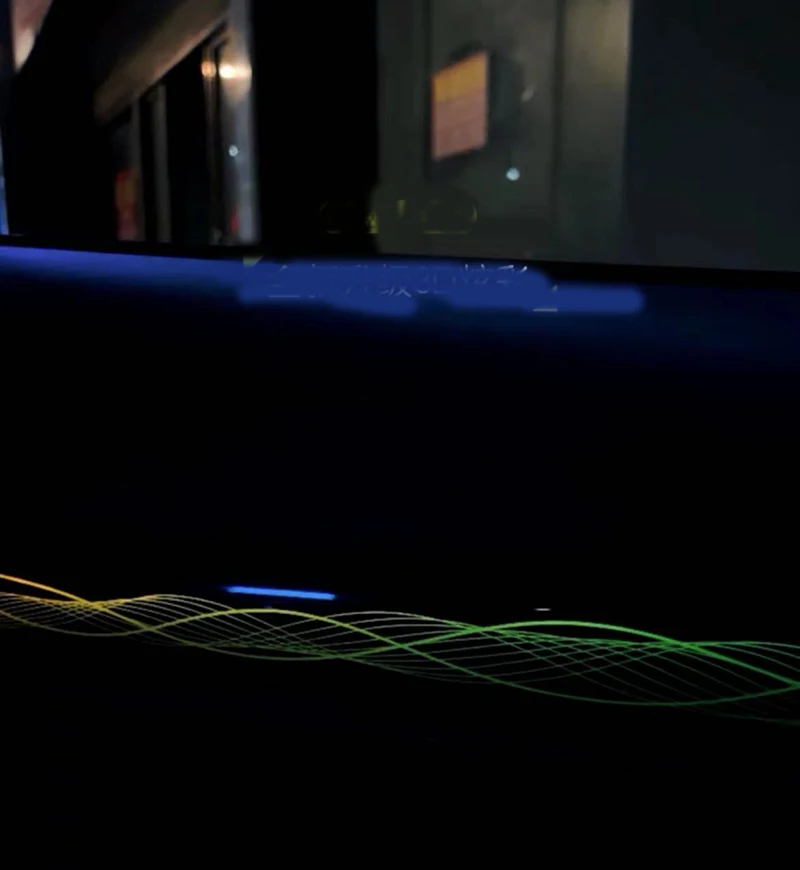 3D Flash Glow Inter Car Ambient Light For Lexus RX RX300 2016-2022 Decorate Lighting Starry Active Ambient Lamp