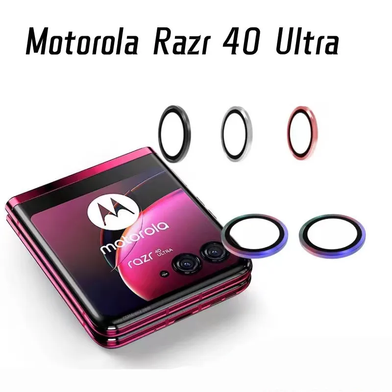 

Camshield Rear Camera Protector for Motorola Moto Razr 40 Ultra Alloy Metal Glass Lens Ring Cap Razr40Ultra Protective Cover