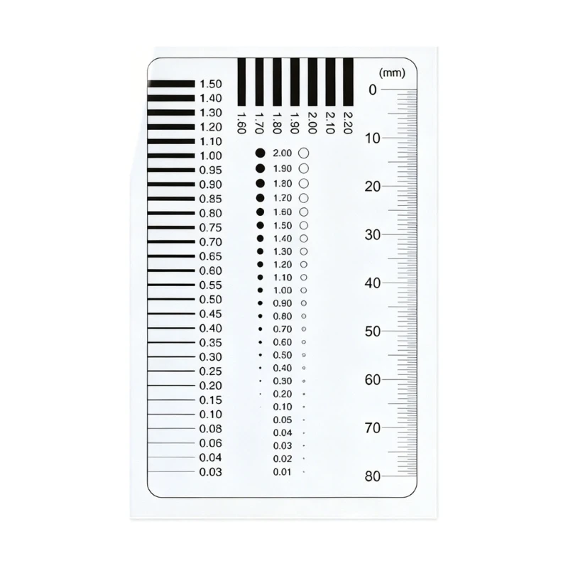 D8KF Easy To Clean Dot Gauge Film Comparison Chart Provide Clear Visual Standard For Color Proofing And Quality Assurances