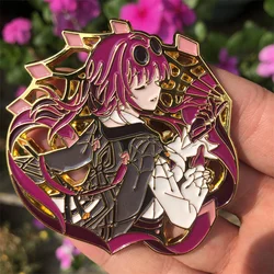 Honkai: Star Rail Kafka Brooch Pin Game Anime Cosplay Accessories Backpack Pendant Metal Prop Badge Gift
