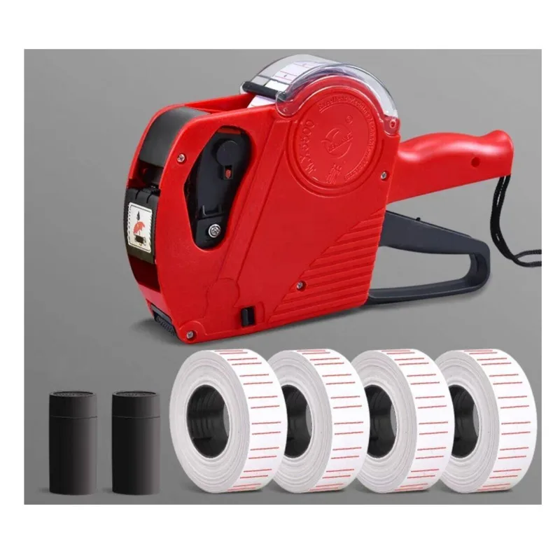 ชุดฉลากราคาบรรทัดเดียว 1, ปืนราคามือถือ + ฉลาก 5500 + ลูกกลิ้งหมึก, เครื่องพิมพ์แท็กสติ๊กเกอร์ฉลากราคาวันที่