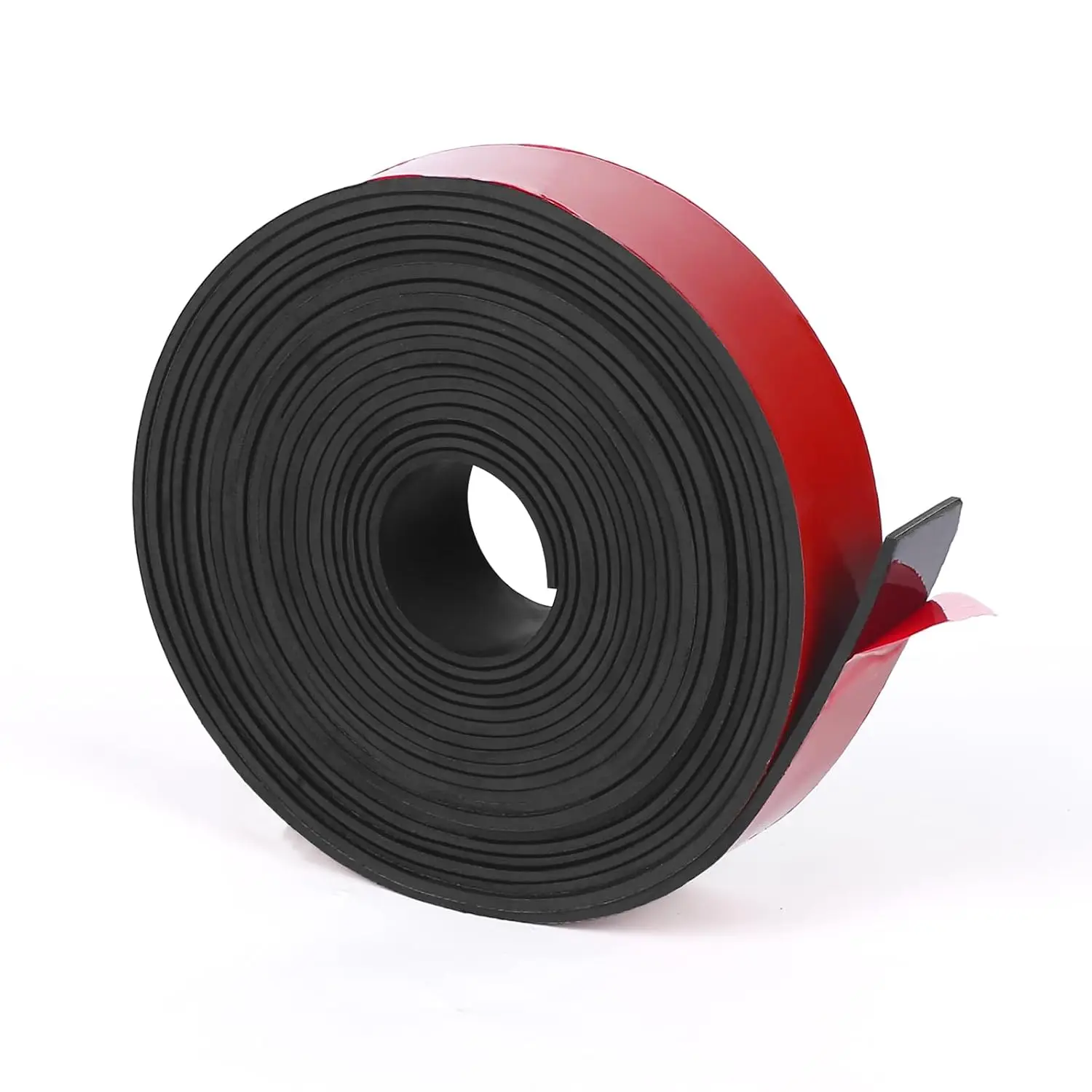 

Self Stick Neoprene Rubber Rolls, 1" x 1/16" x 180", Black, for Insulation, Sealing, Weatherstrip