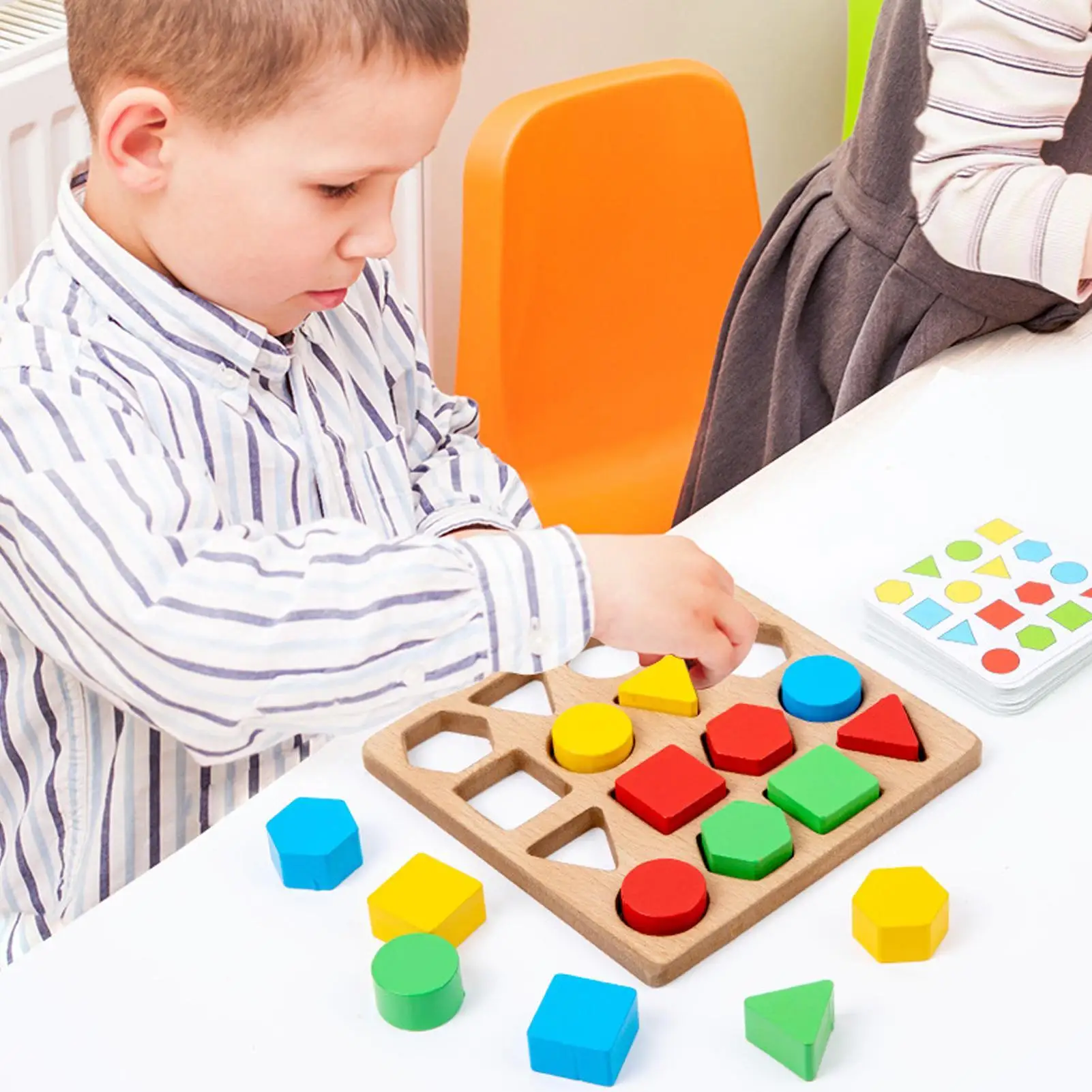 

Деревянная развивающая игра-головоломка для сортировки и подбора фигур, 16 элементов, для путешествий, для мальчиков и девочек, для детей от 3 лет, для школы