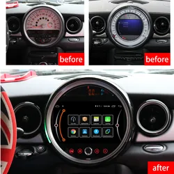 Android Auto Car Radio For BMW Mini Cooper R56 R60 2007-2014 Carplay GPS Navigation Head Unit Video Player Tape Recorder Stereo