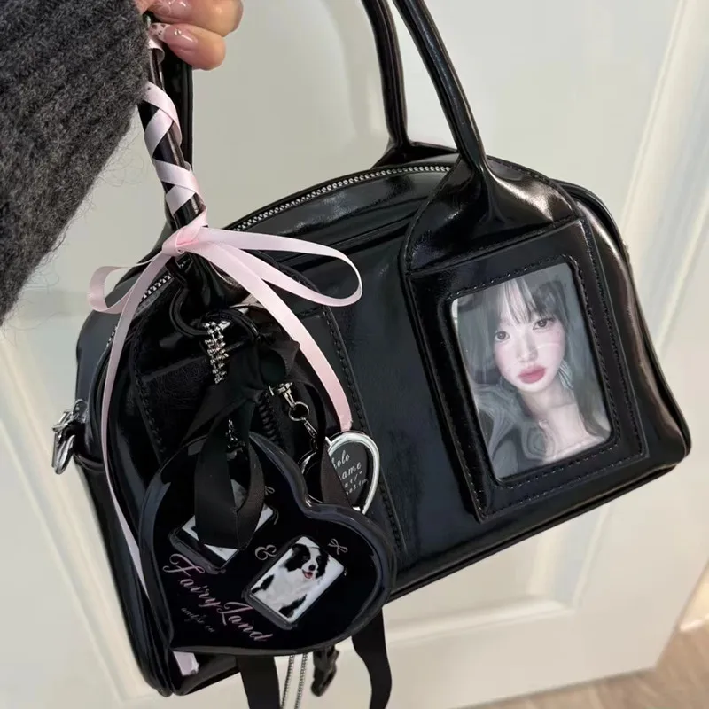 Itbag Small Appetite Can Hold Photo Card Crossbody Bag Women'S Bag Design Sense Niche Boston Pillow Bag Shoulder Groupie Merch image 3