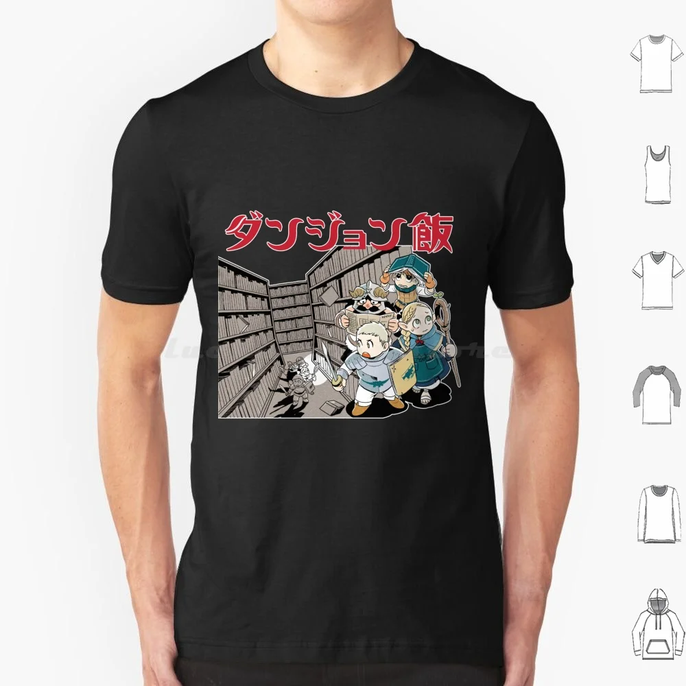 Delicious In Animee T Shirt Big Size 100% Cotton Meshi Delicious In Anime Manga Meshi Manga Meshi Anime Itzusumi Catgirl
