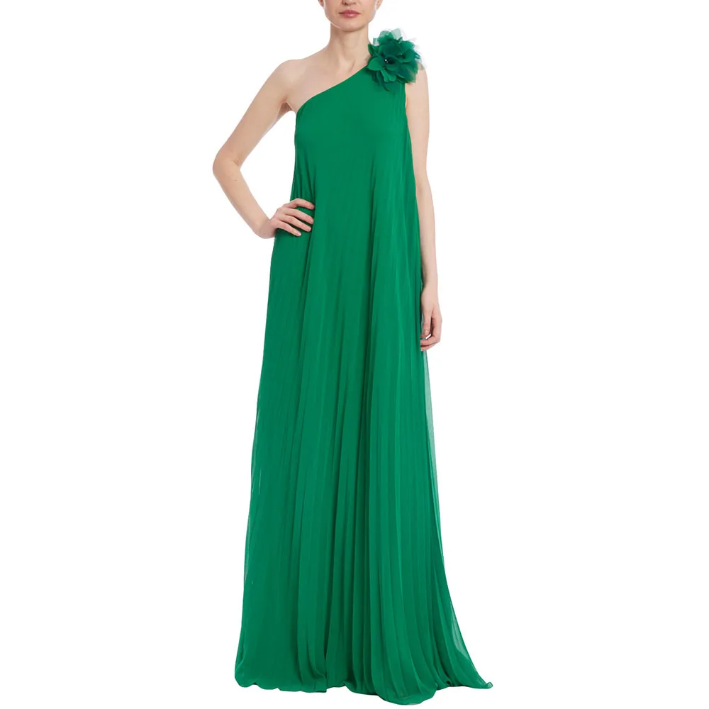 

Chiffon Evening Dresses For Sexy Women 2024 정장원피스 Vestidos de festa Elegant One-Shoulder Formal Solid Cocktail Party Gowns