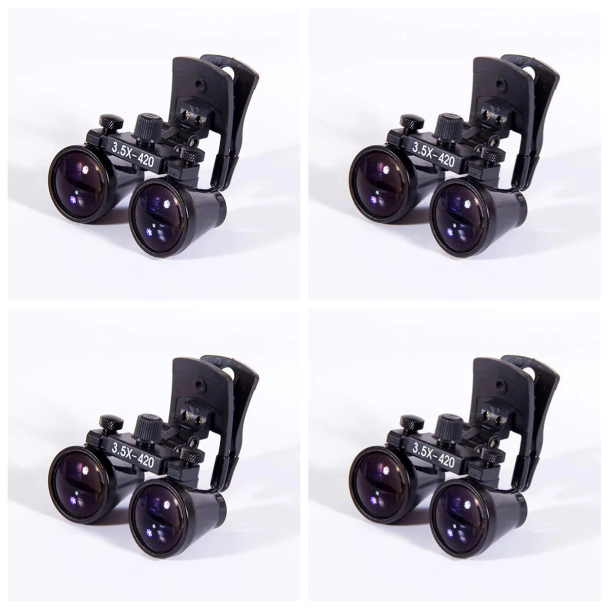 2.5X 3.5X Dental Binocular Loupes Head Mount Surgical Optical Magnifying Glass Myopia Dentist Glasses