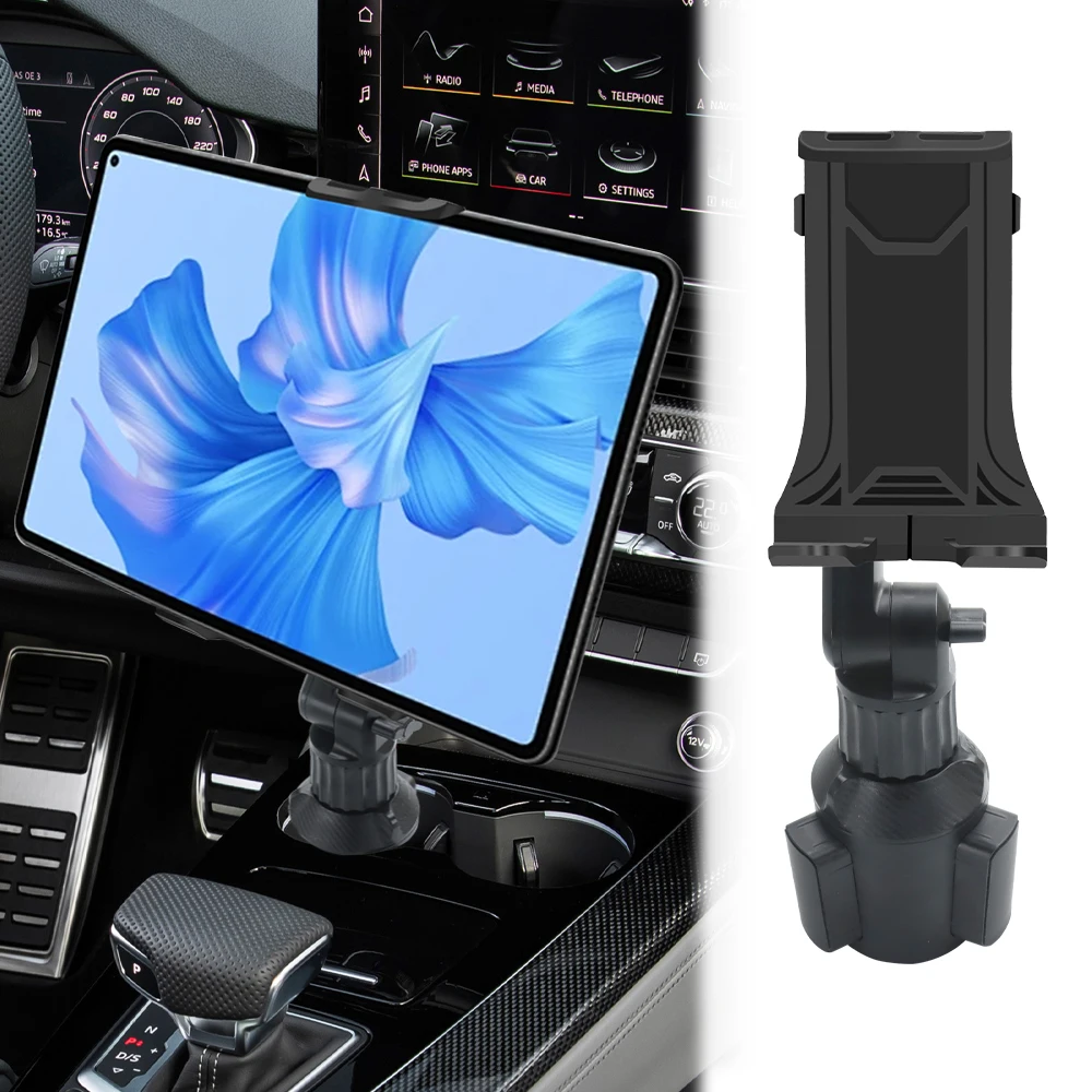Universal 360° °   Auto-Cup-Tablet-Ständer, Telefonhalter, ABS-Material, Auto-Cup-Telefonhalterung für iPhone 14, 13, 12, Pro MAX, Huawei, Samsung